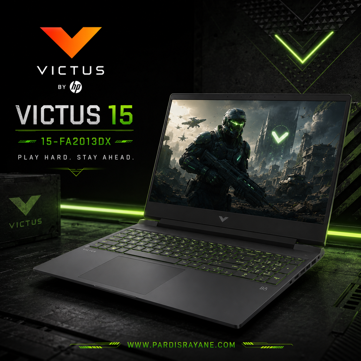 لپ‌تاپ اچ‌پی Victus 15-fa2013dx