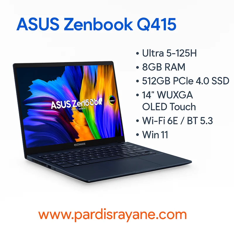لپ تاپ ایسوس مدل  ASUS ZENBOOK Q415