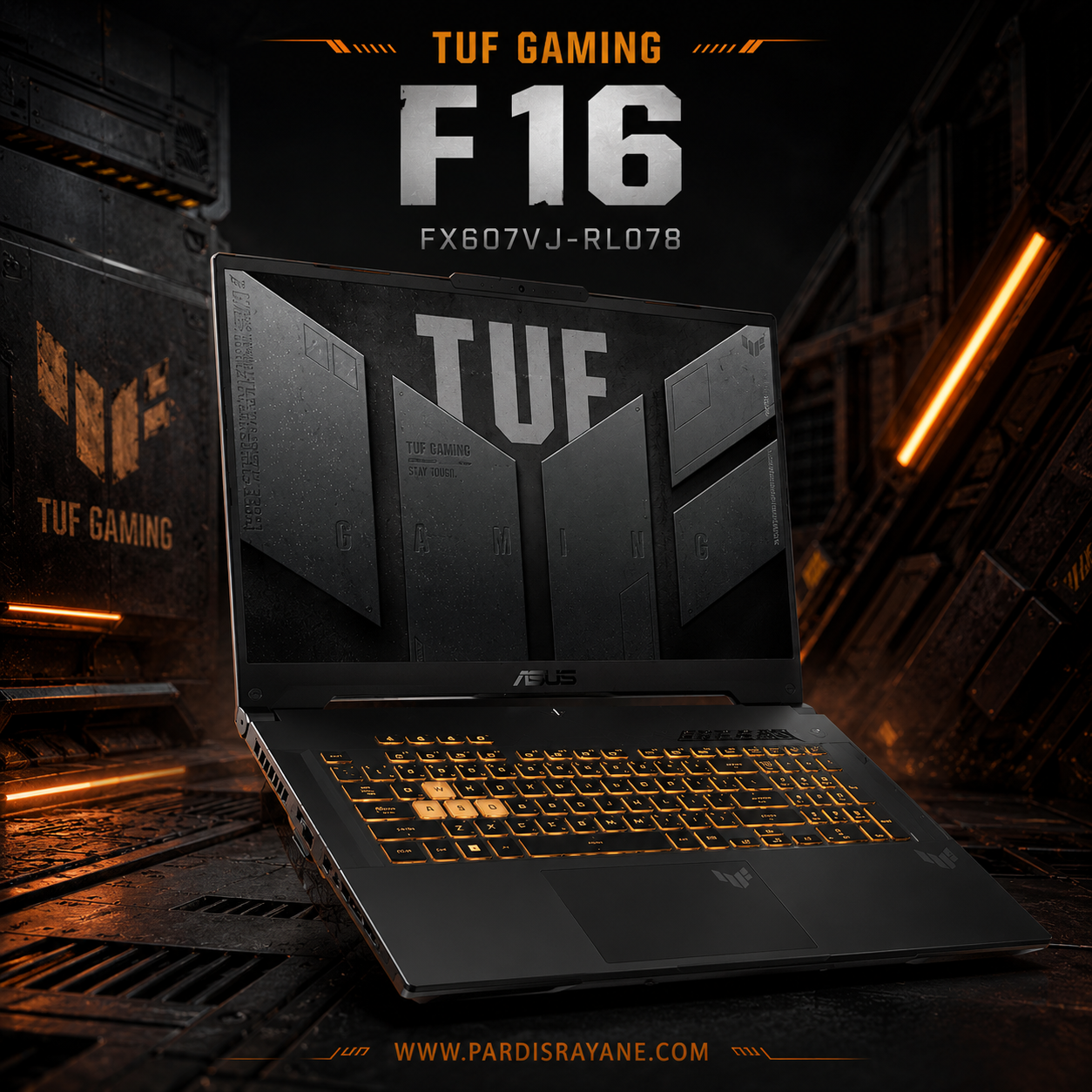 لپ تاپ ASUS TUF Gaming F16 FX607
