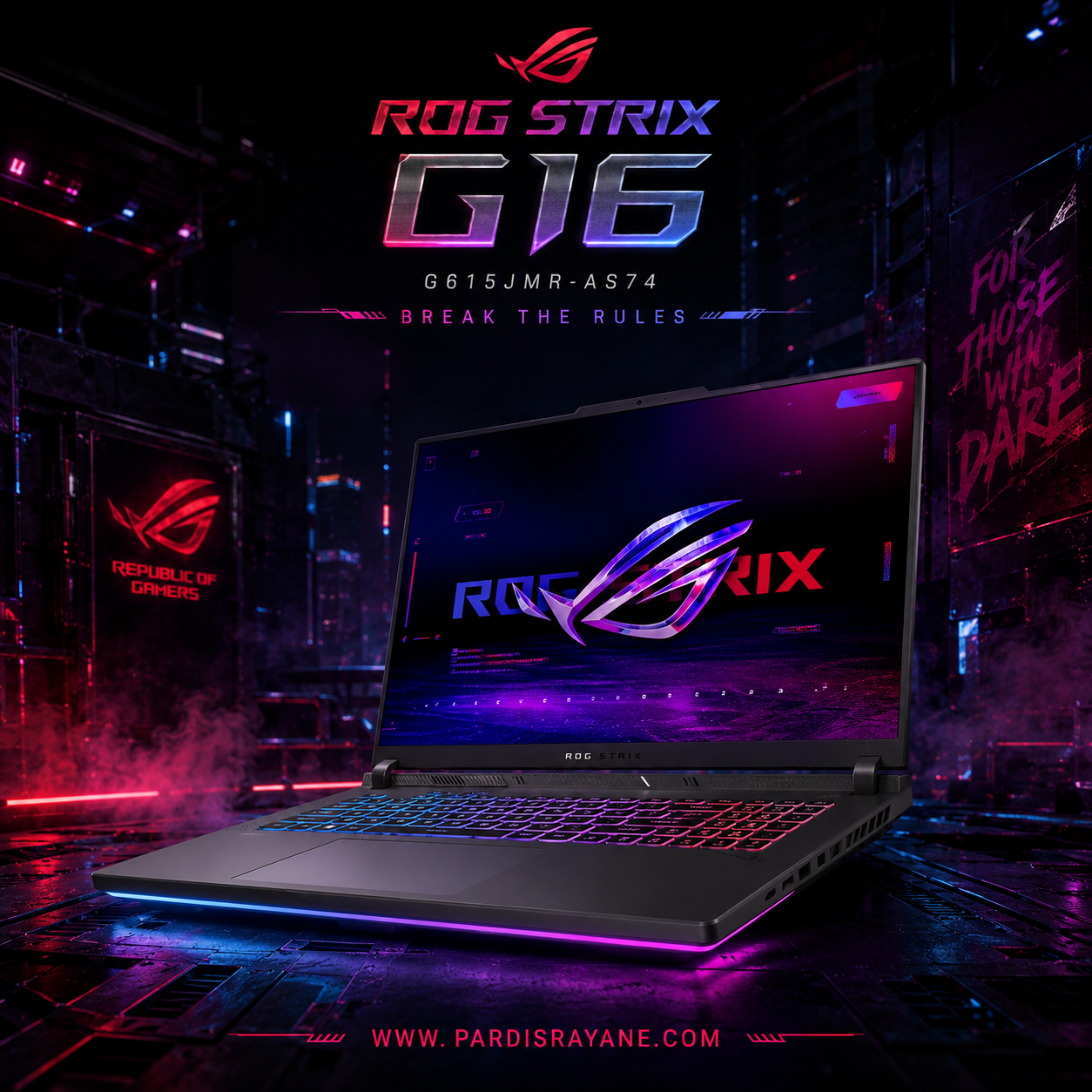لپ‌تاپ ایسوس ROG Strix G615JMR-AS74